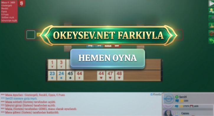 okeyiz ile mobil okey oyna